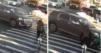 SUV Driver Crashes Into Grandmother, 62, And Her Three-Year-Old Grandson Miraculously Leaving Them With Only Cuts And Bruises