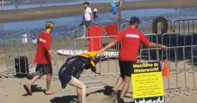 Internet Calls Out Water Park For Humiliating And Forcibly Dragging Mom After Altercation With Staff In Front Of Crying Child
