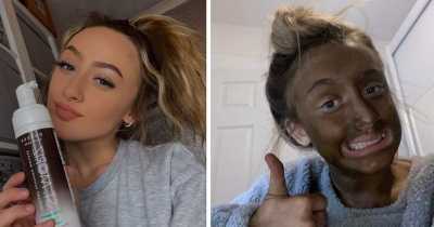 Teenager Mortified After Accidentally Grabbing The Wrong Shade Of Fake Tan Which Left Her Looking Like An Oompa Loompa