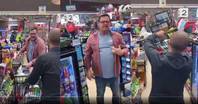 An Anti-masker Attacks Employee With Shopping Cart When Told To Put One On