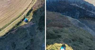 A Couple Slammed For Camping With Child On Edge Of Cliff In Yorkshire