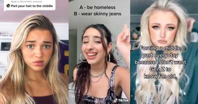 Gen Z & Millenials Are Feuding Over Skinny Jeans & Side Parts