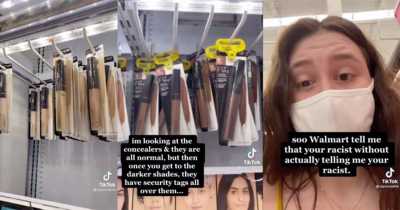 Woman Yells Out At Walmart For Putting Security Tags On Darker Makeup Only
