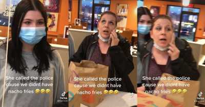 Karen Loses Her Mind And Calls The Cops When She Couldn't Buy Nacho Fries At Taco Bell