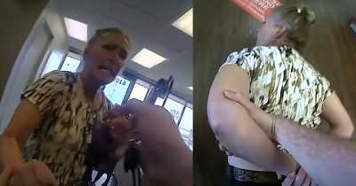 'What are you going to do, arrest me?': Texas Cop Handcuffs & Pins 65 Y/o Anti-masker To The Ground