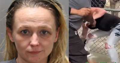 Mom Attacked A Student Wearing Boxing Glove In Daughter's School