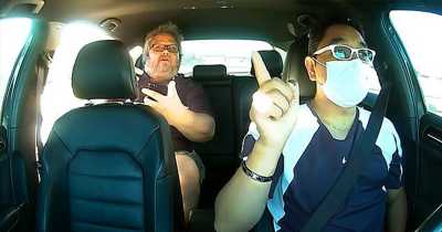 A White Passenger Hurls Racist Slurs At Hispanic Lyft Driver When Asked To Wear A Mask