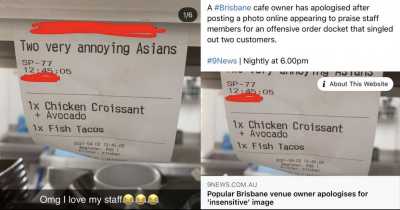 Restaurant Faces Criticism For Receipt Describing Customers As &ldquo;Two Very Annoying Asians&rdquo;