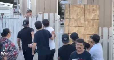 This Family Put Up A Border Wall To Block Out Racist Neighbours