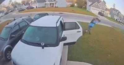 Bizarre Video Shows Man Saving His Wife From A Bobcat By Throwing It Across The Lawn