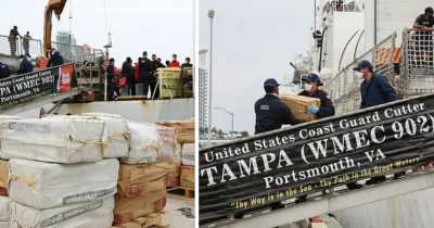 A Florida Coast Guard Intercepted A Whopping 5,500lb Of Cocaine Worth Around $94 Million