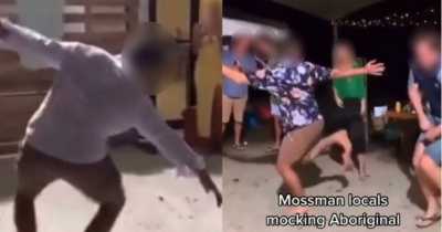A Group Of Queenslanders Have Been Slammed For Appearing To Mock Aboriginal Culture With Their Dancing At A Wedding