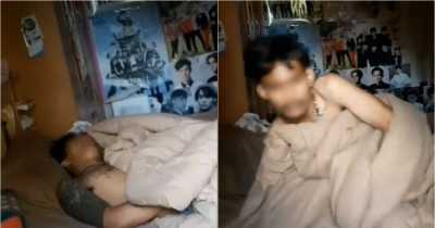 Thai Burglar Woken Up By The Police After He Falls Asleep In The House He Was Trying To Rob