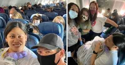 Woman Who Was Unaware Of Pregnancy Gives Birth On Flight With Help From Nurses, Doctor