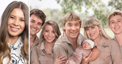 Bindi Irwin Shares Amazing Artwork Of Dad Steve Holding Baby Grace On Her First Mother's Day