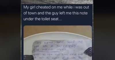 Cheating Girlfriend Exposed After The Guy She Hooked Up With Leaves A Hidden Message For Her Boyfriend
