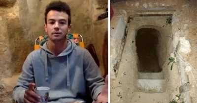 20-Year-Old Spends Six YEARS Digging A Hole In The Garden After A Fight With His Parents