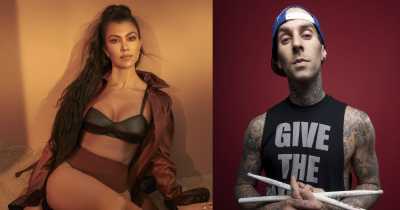 Kourtney Kardashian Inks 'I Love You' on Travis Barker's Arm