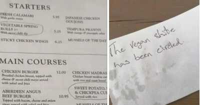 Diner Blasts 'Unprofessional' Edinburgh Restaurant For Handing Her A Rude Note