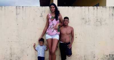 One Of The World's Tallest Women Who Measures 7ft Married A Man Much Shorter Shares An Insight Into Her Life and Dreams