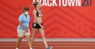 Heptathlete Lindsay Flach Applauded As She Competes At Olympic Trials While 18 Weeks Pregnant