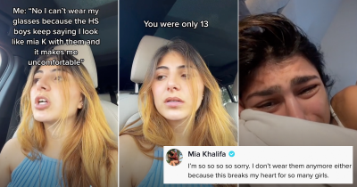 In an Emotional Video, Mia Khalifa Reveals Why She Has Stopped Wearing Her Trademark Glasses