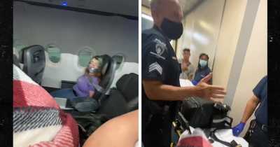 Bizarre TikTok Video Shows Woman Duct-Taped To Her Seat After Trying To Open The Plane Door Mid-Flight
