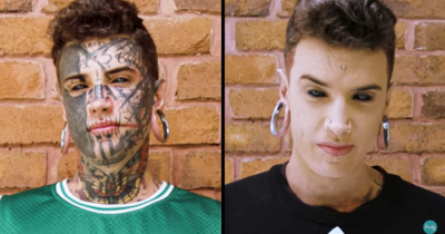 Woman Sees Boyfriend Without Face Tattoos For The First Time In Her Life