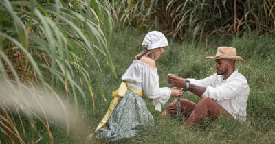 This Interracial Couple Did A Slavery-Themed Wedding Shoot
