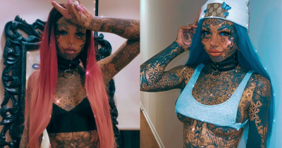 Model Is Called &lsquo;ugly&rsquo; After Covering 98% Of Her Body With Tattoos