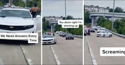 Police Pull Over Black Woman Only To Have Everyone Else In The Lane Stop To Keep Them Accountable