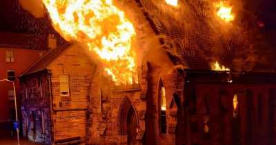 160-year-old Historic Church Completely Destroyed By Devastating Fire In Heart Of Glasgow