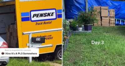 Internet Left Confused After Pile Of Amazon Packages Left In Front Of House For Three Consecutive Days