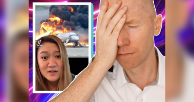 Professional Pilot Roasts TikTokers Giving Fake Advice On How To Survive Plane Crash