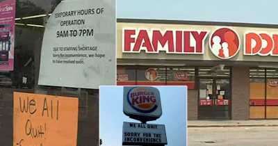 Family Dollar Store Forced To Close Midday As Entire Staff Quit Over Low Pay And Long Hours