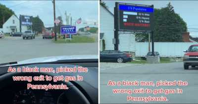 Man Is Shocked To See Racist Billboard On Highway