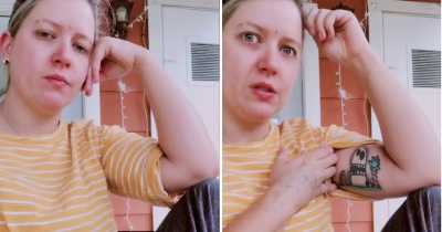 Poor Mom Gets Tattoo Of A Drawing She Thought Her Son Did, Later Finds Out This Wasn't The Case