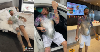 This Overconfident Man Donned A Pregnancy Belly To See Just How Hard It Is To Be Pregnant