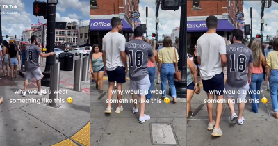 Man Wears Creepy "Are You 18?" Shirt And The Internet Hates It