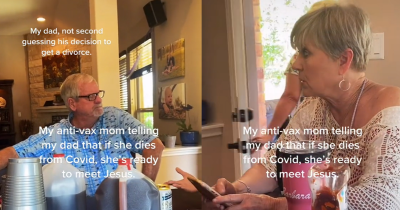 TikToker Films Anti-Vax Mom Arguing With Her Soon To Be Divorced Husband
