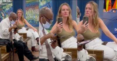 Racist Woman Intrusively Films Black Man Minding His Own Business