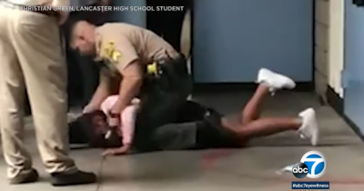 Protests Sparked In Los Angeles After A Video Showing School Officer Body-Slamming Teen Girl Goes Viral
