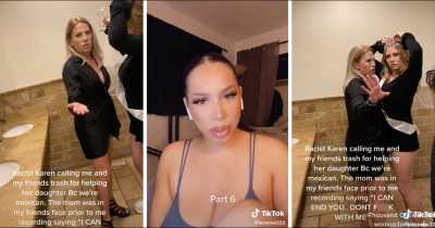 Racist Calls Mexican Woman Trash For Helping Daughter With Shirt