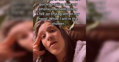 Mom Reveals The Embarrassing Moment Toddler Filmed Her In The Shower On Instagram Live