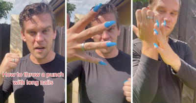 Royal Marine Shows Women How To Defend Themselves While Wearing Acrylic Nails