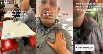 Tiktoker Puts Older Man On Blast For Recording Minors In Public.
