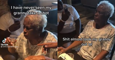 Tequila Drinking Granny Puts All The Cool Kids To Shame