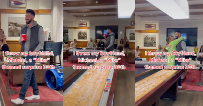 Guy&rsquo;s Surprise Party Reaction Sparks Hilarious Debate