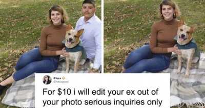 This Woman Edits People&rsquo;s Exes Out Of The Pics And People Post The Amazing Results