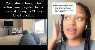 TikTok Divided After Guy Brings Gaming Systems To Hospital As GF Is Induced
